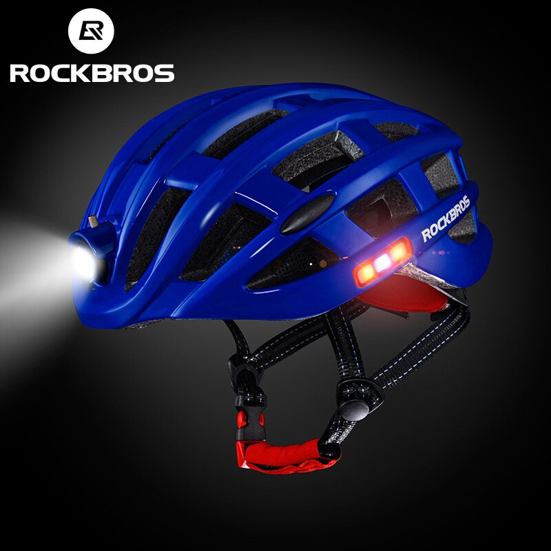 Luz de capacete de bicicleta USB à prova d'água