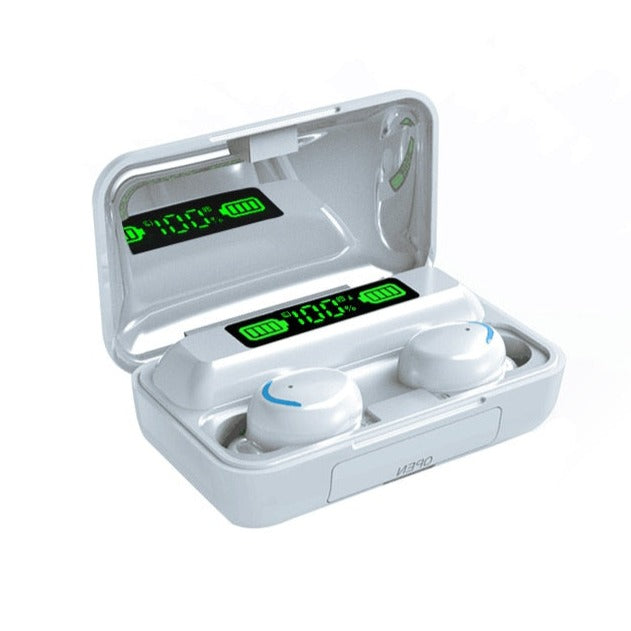 Fone BLUETOOTH TWS F9 TWScom Power Bank.