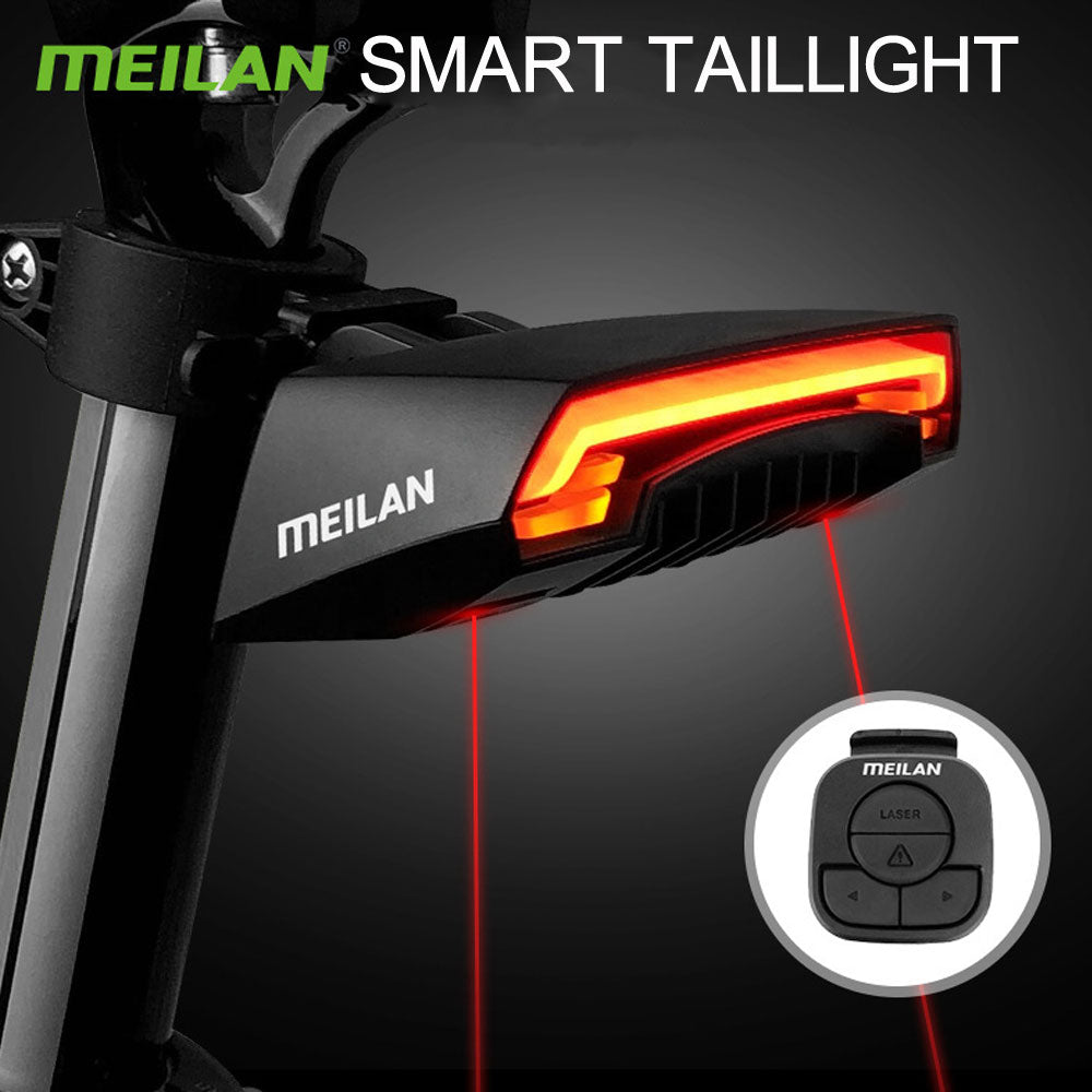 Luz de detecção de freio automático inteligente para bicicleta sem fio