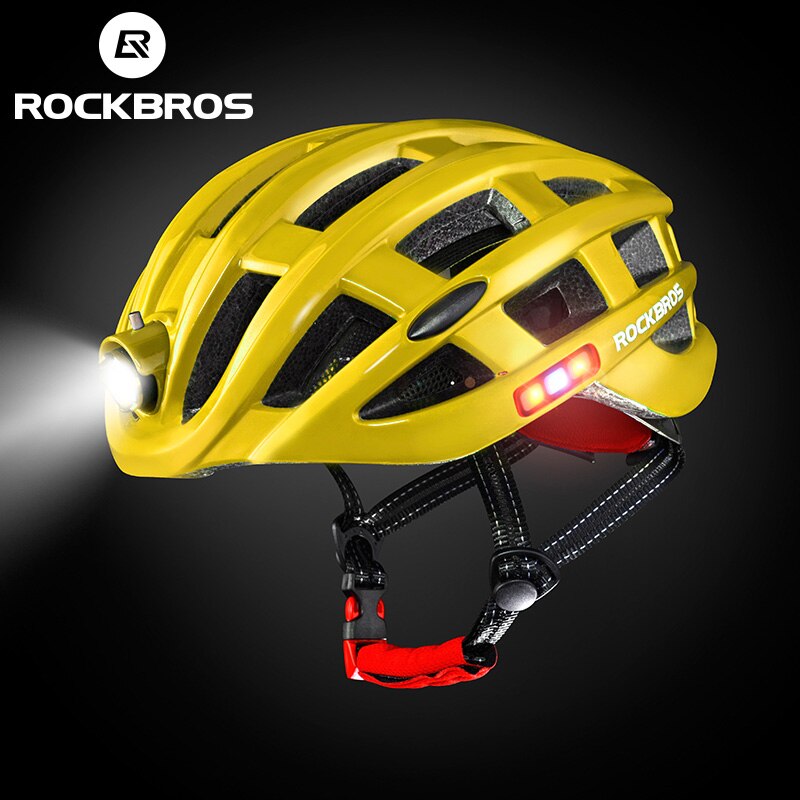 Luz de capacete de bicicleta USB à prova d'água