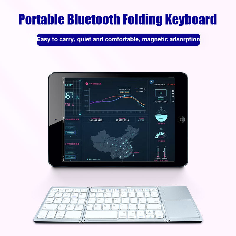 Teclado Dobrável Triplo