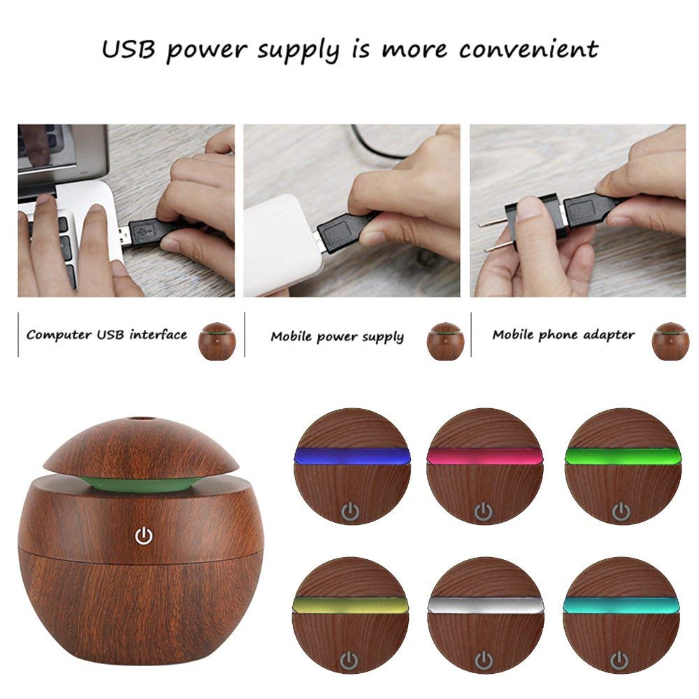 Difusor de Aroma LED USB