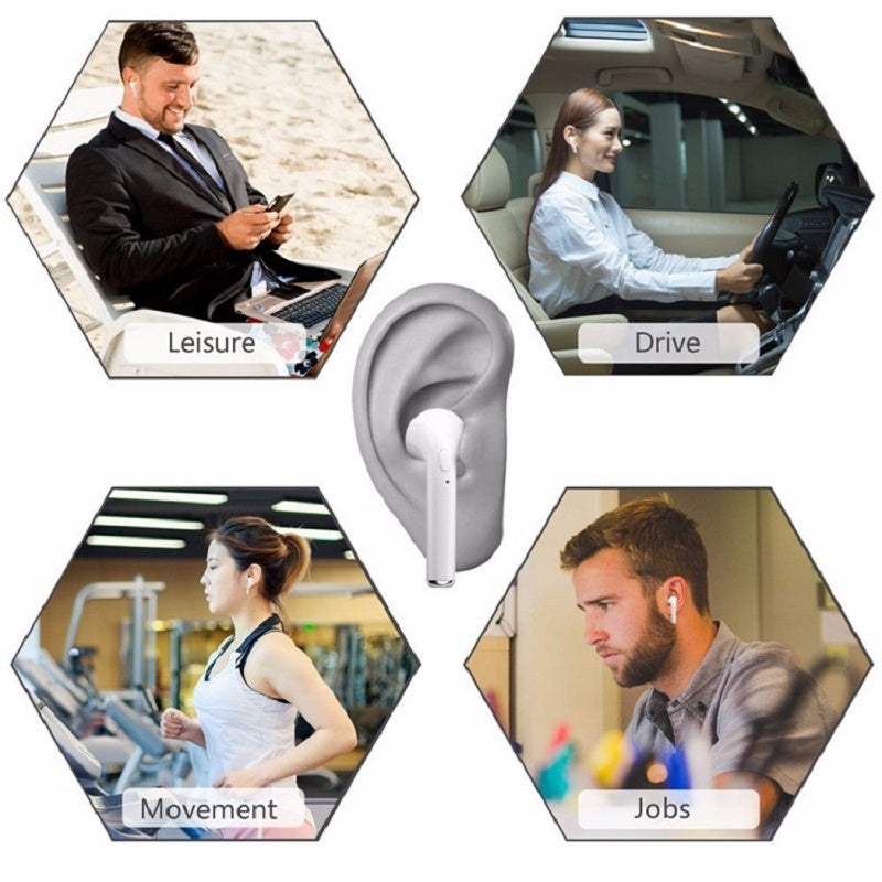 Fones de ouvido Bluetooth com microfone de carregamento