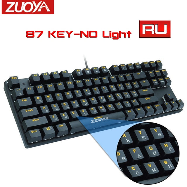 Teclado Mecânico para Jogos RGB Mix Retroiluminado com Fio