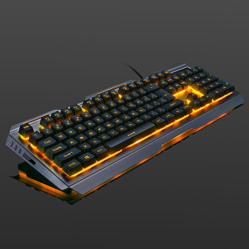 Teclado e Mouse de Metal Gamer